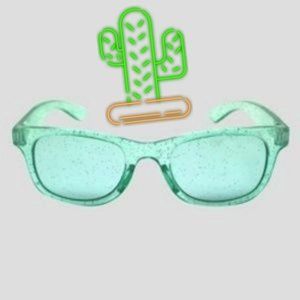 4/$20 |CAT & JACK| Turq. Glitter Sunglasses NWT